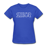SOBER in Jagged Lines - Women's Shirt - royal blue