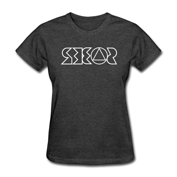 SOBER in Jagged Lines - Women's Shirt - heather black