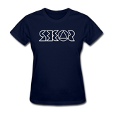 SOBER in Jagged Lines - Women's Shirt - navy