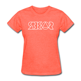 SOBER in Jagged Lines - Women's Shirt - heather coral