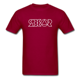 SOBER in Jagged Lines - Classic T-Shirt - dark red