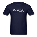 SOBER in Jagged Lines - Classic T-Shirt - navy