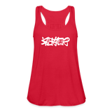 SOBER in Graffiti - Women's Flowy Tank Top - red