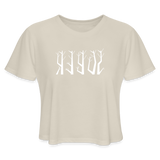 SOBER in Trees - Women's Cropped T-Shirt - dust