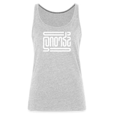 STRONG in Abstract Lines - Premium Tank Top - heather gray