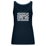 STRONG in Abstract Lines - Premium Tank Top - deep navy