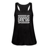 STRONG in Abstract Lines - Women's Flowy Tank Top - black