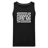 STRONG in Abstract Lines - Men's Premium Tank Top - black