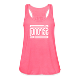 STRONG in Abstract Lines - Women's Flowy Tank Top - neon pink