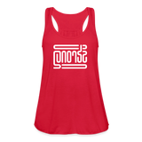STRONG in Abstract Lines - Women's Flowy Tank Top - red