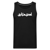 BREATHE in Abstract Characters - Men's Premium Tank Top - black