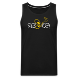 SOBER in Butterfly & Abstract Characters - Men's Premium Tank Top - black