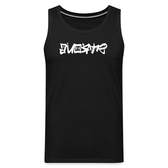 STRONG in Graffiti - Men's Premium Tank Top - black