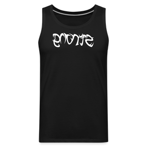 STRONG in Tribal Characters - Men's Premium Tank Top - black