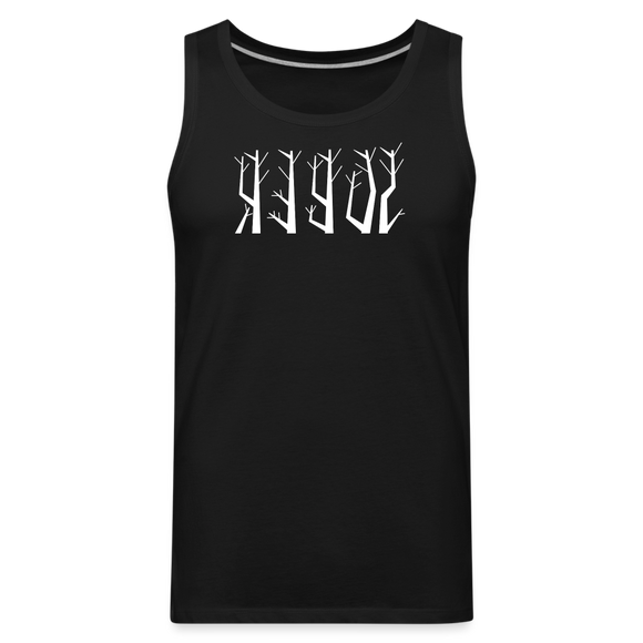 SOBER in Trees - Men's Premium Tank Top - black