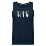 SOBER in Trees - Men's Premium Tank Top - deep navy