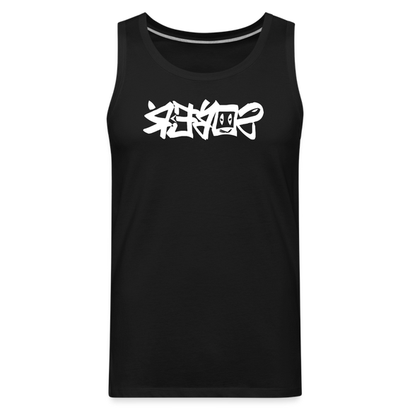 SOBER in Graffiti - Men's Premium Tank Top - black