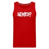 SOBER in Graffiti - Men's Premium Tank Top - red