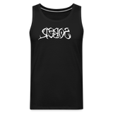 SOBER in Tribal Characters - Men's Premium Tank Top - black