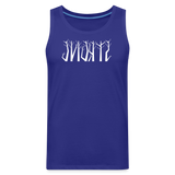 STRONG in Trees - Men's Premium Tank Top - royal blue