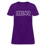 SOBER in Jagged Lines - Women's Shirt - purple