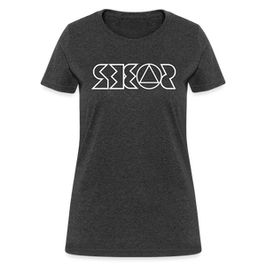 SOBER in Jagged Lines - Women's Shirt - heather black