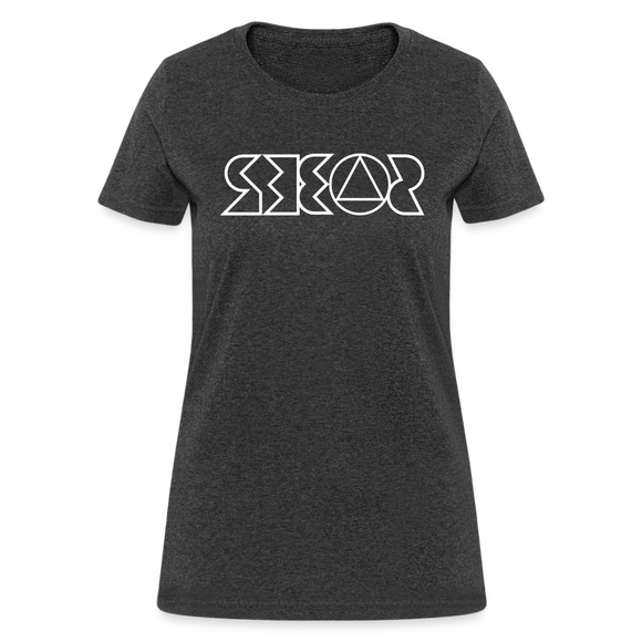 SOBER in Jagged Lines - Women's Shirt - heather black