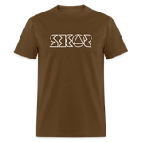 SOBER in Jagged Lines - Classic T-Shirt - brown