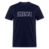 SOBER in Jagged Lines - Classic T-Shirt - navy