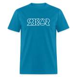 SOBER in Jagged Lines - Classic T-Shirt - turquoise