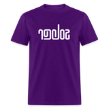 SOBER in Abstract Lines - Classic T-Shirt - purple