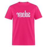 SOBER in Abstract Lines - Classic T-Shirt - fuchsia