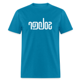 SOBER in Abstract Lines - Classic T-Shirt - turquoise