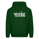 SOBER in Abstract Lines - Adult Hoodie - forest green