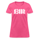 SOBER in Abstract Dots - Women's Shirt - heather pink