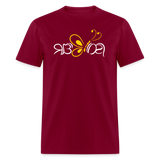 SOBER in Butterfly & Abstract Characters - Classic T-Shirt - burgundy