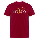 SOBER in Butterfly & Abstract Characters - Classic T-Shirt - dark red