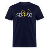 SOBER in Butterfly & Abstract Characters - Classic T-Shirt - navy