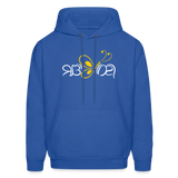 SOBER in Butterfly & Abstract Characters - Adult Hoodie - royal blue