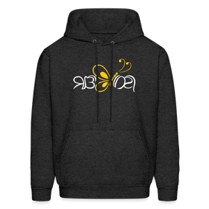 SOBER in Butterfly & Abstract Characters - Adult Hoodie - charcoal grey