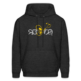 SOBER in Butterfly & Abstract Characters - Adult Hoodie - charcoal grey