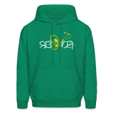 SOBER in Butterfly & Abstract Characters - Adult Hoodie - kelly green