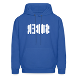 SOBER in Abstract Dots - Adult Hoodie - royal blue