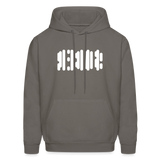 SOBER in Abstract Dots - Adult Hoodie - asphalt gray