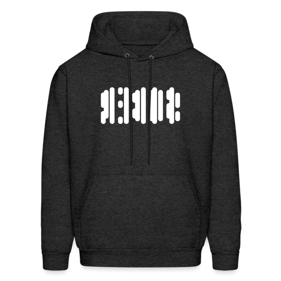 SOBER in Abstract Dots - Adult Hoodie - charcoal grey