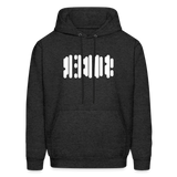 SOBER in Abstract Dots - Adult Hoodie - charcoal grey