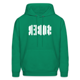 SOBER in Abstract Dots - Adult Hoodie - kelly green