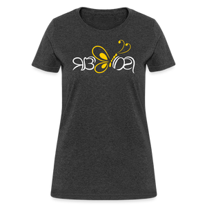 SOBER in Butterfly & Abstract Characters - Women's Shirt - heather black