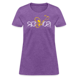 SOBER in Butterfly & Abstract Characters - Women's Shirt - purple heather