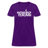 SOBER in Abstract Lines - Women's Shirt - purple